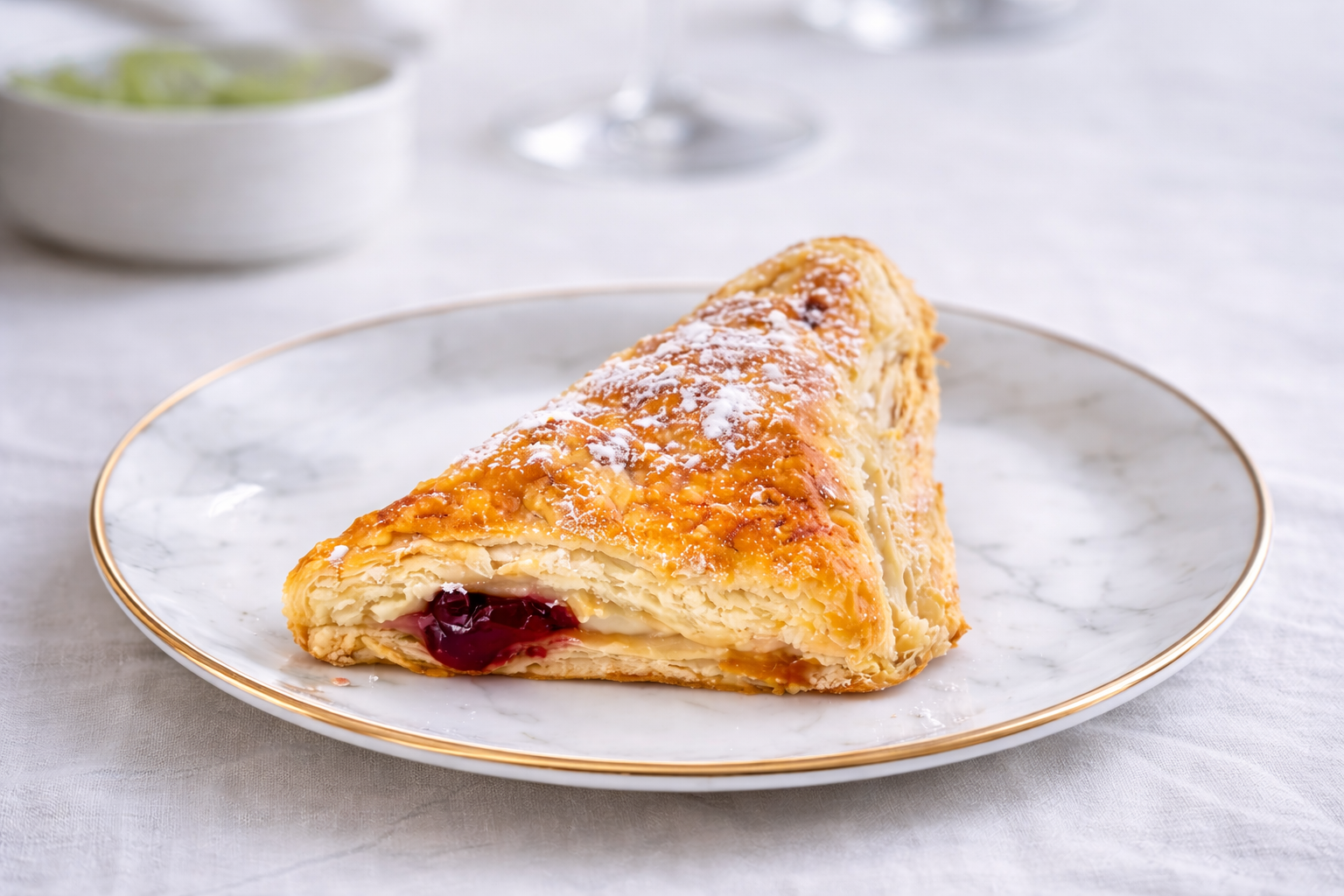 STRAWBERRY JAM & CREAM PASTRY