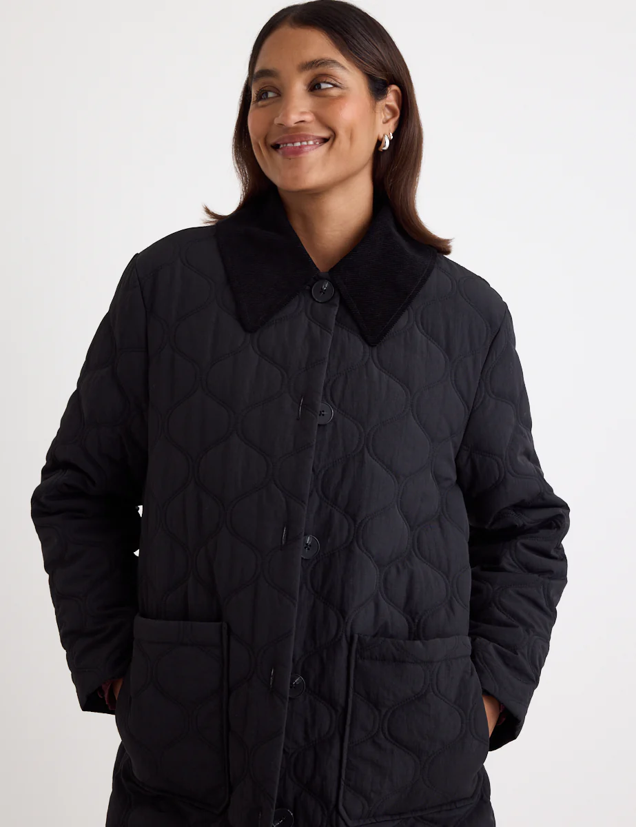 Nobodys Child Black Quilted Jacket