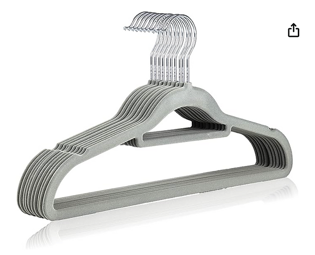 Grey Clothes Hangers