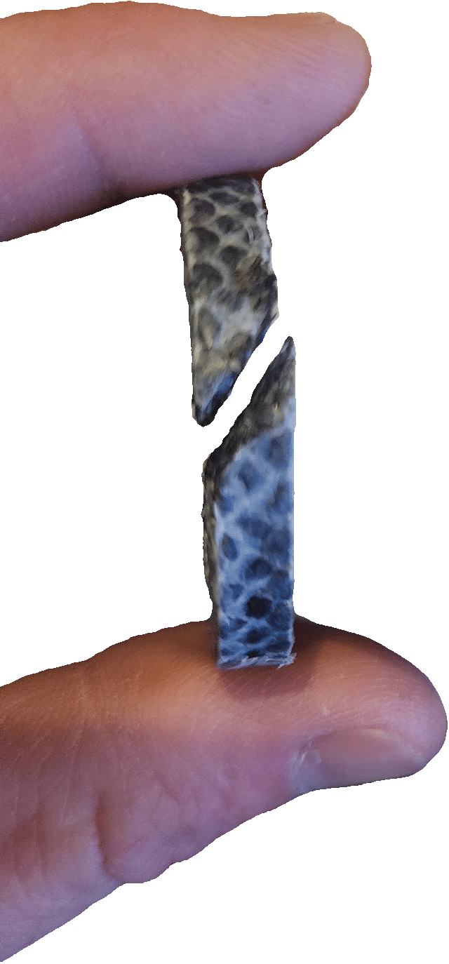 45 Degree Rope Packing Cut