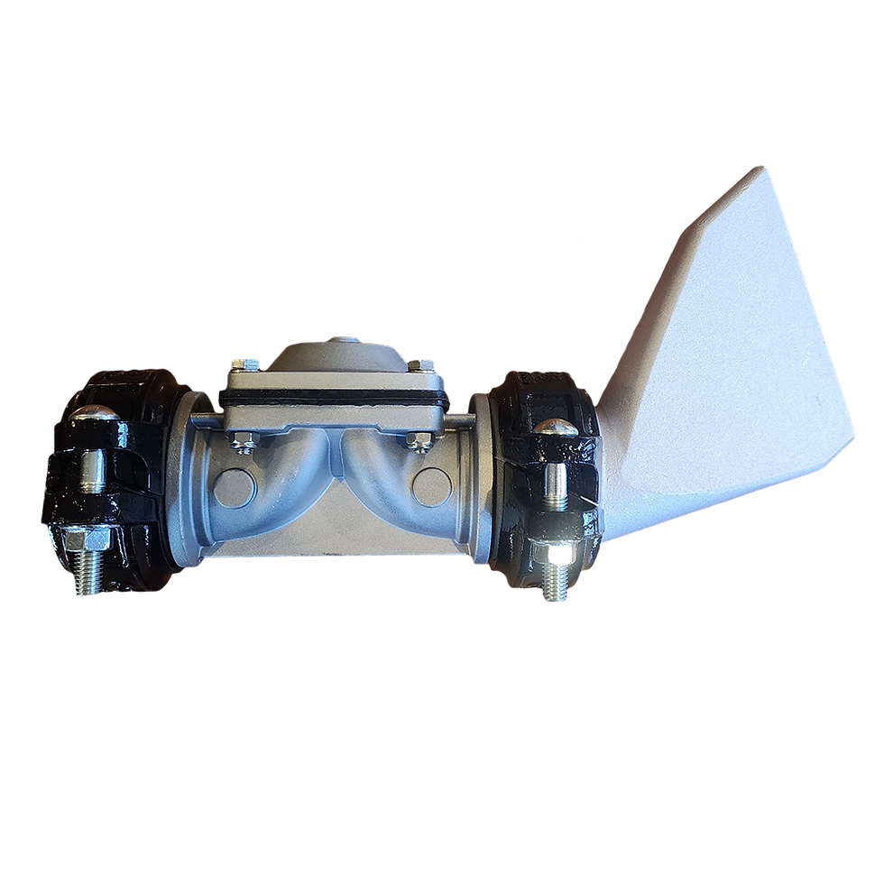 3" Grooved Water Truck Fin Side Spray Head and Valve Kit