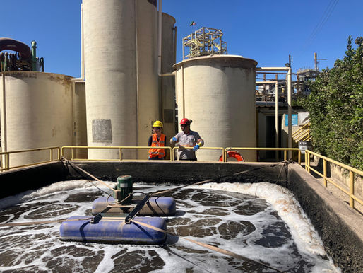 TE Industrial para efluentes sanitários em mineradora. Desafios e problemas operacionais em ETE.