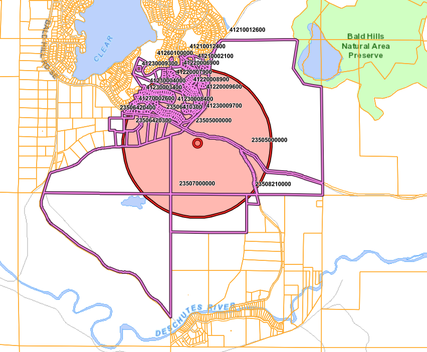 2600 radius - notification radius