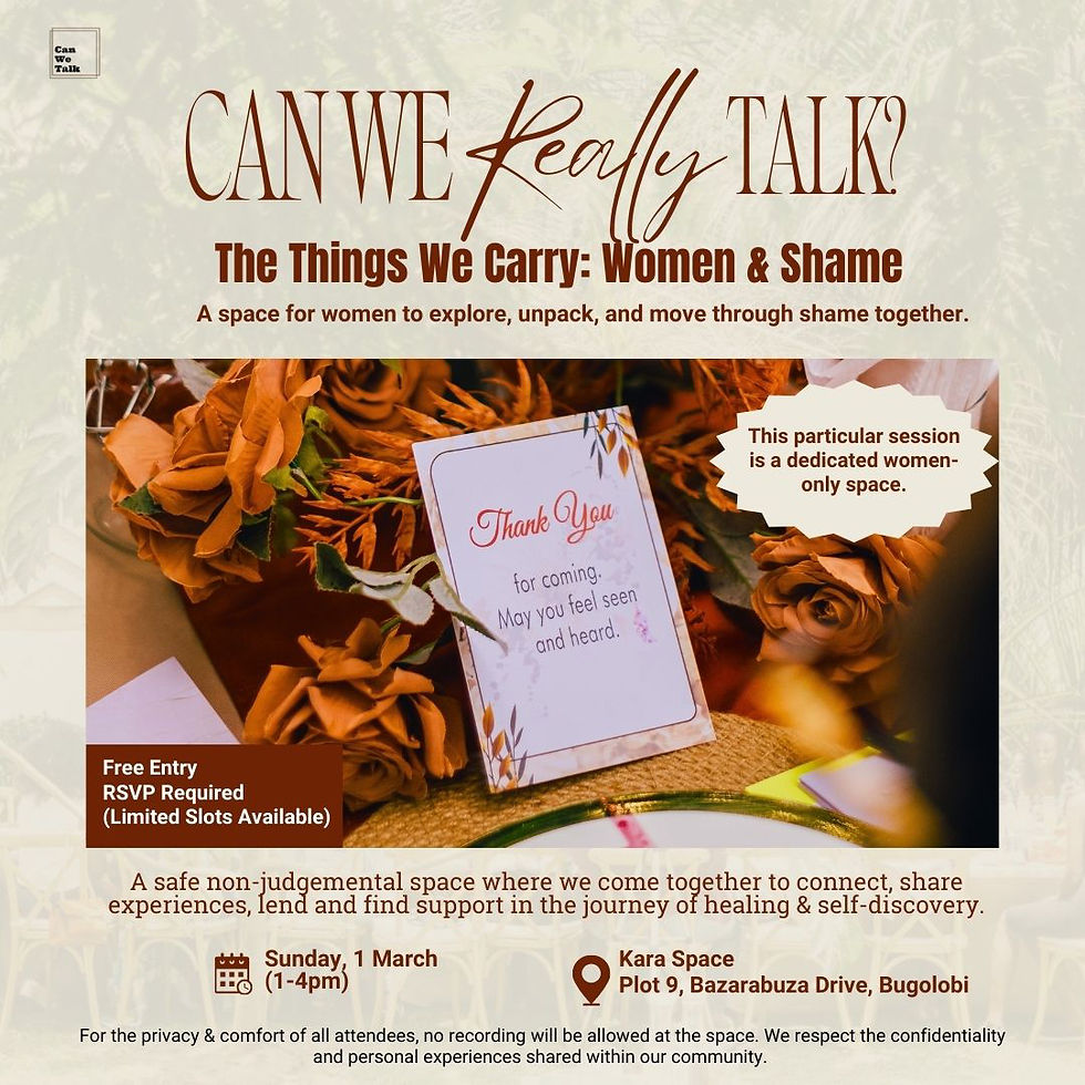 The Things We Carry:Women & Shame