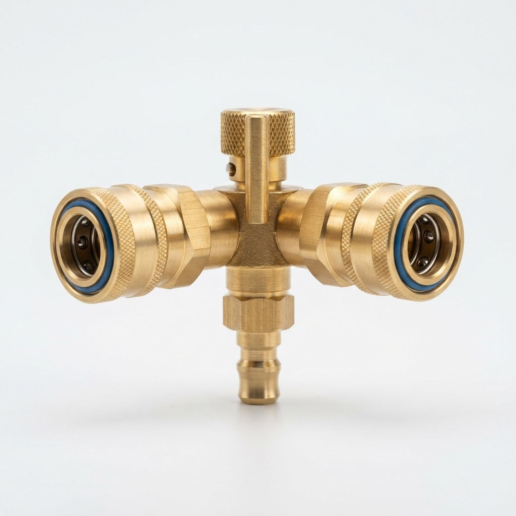 Quick-Switch Foam Cannon Valve — Foam to Rinse in One Click