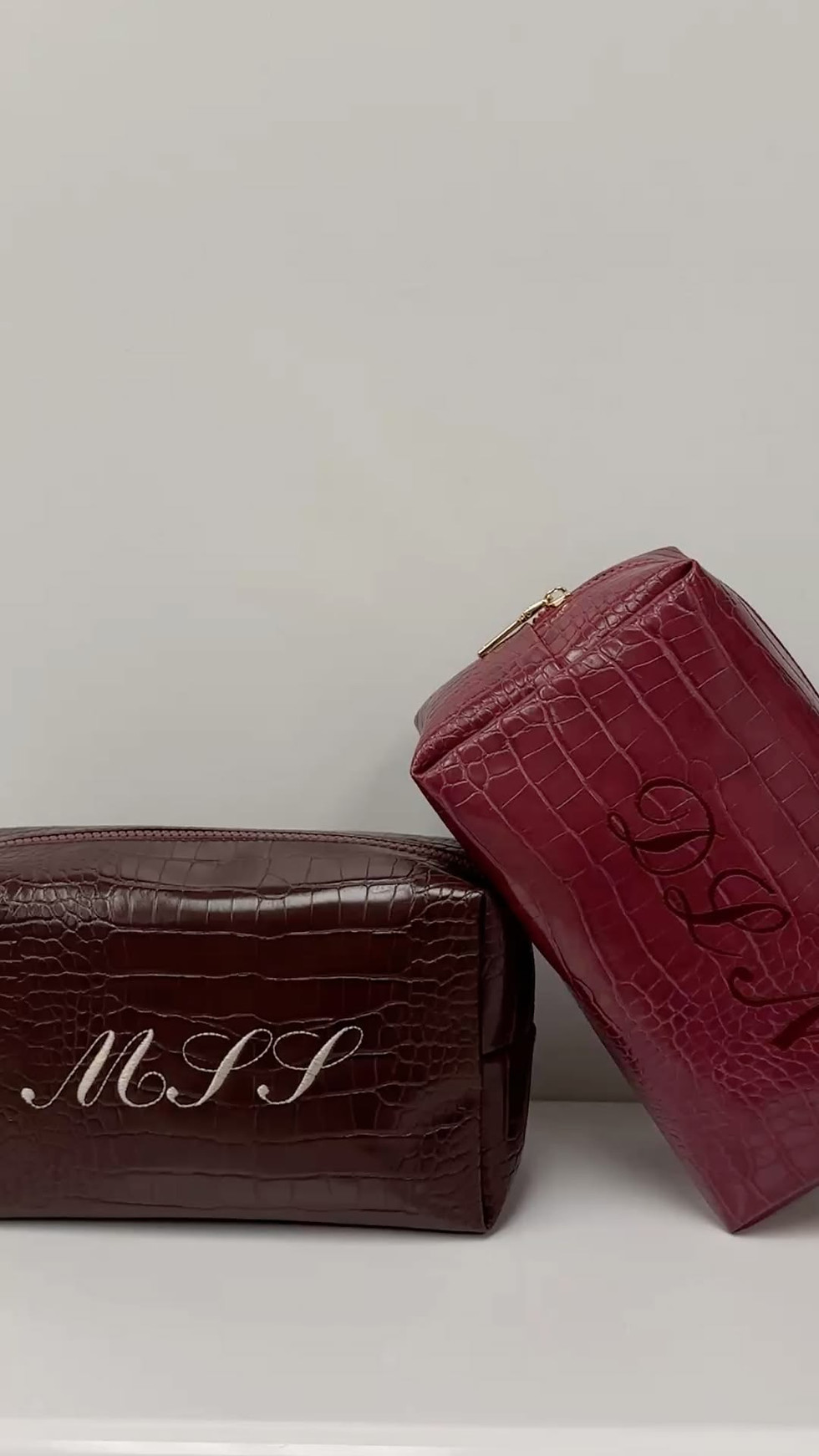 Thumbnail: Leather makeup bag