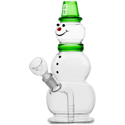 Glass pipe Snowman