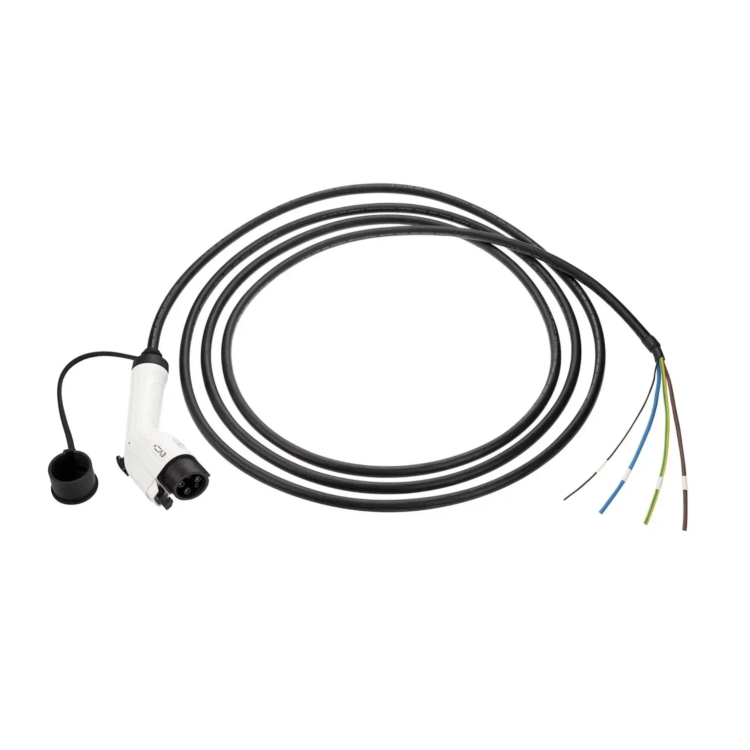 EV Charge+ 32A SAE J1772 replacement cable open end for EV charging station 32A