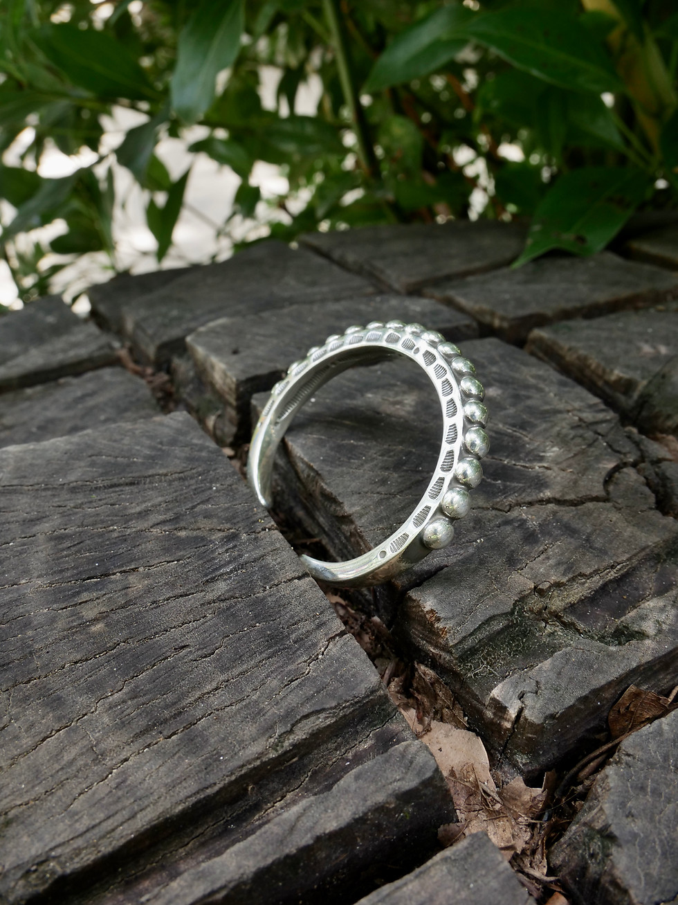 サムネイル： BUDDAH BALLS CUFF BRACELET