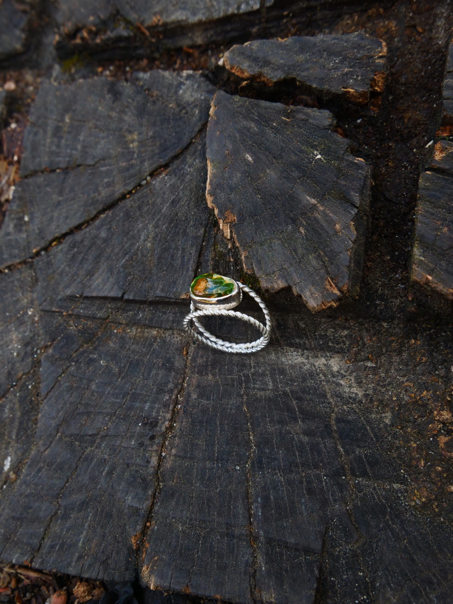 ROYSTONE TURQUOISE TWIST RING