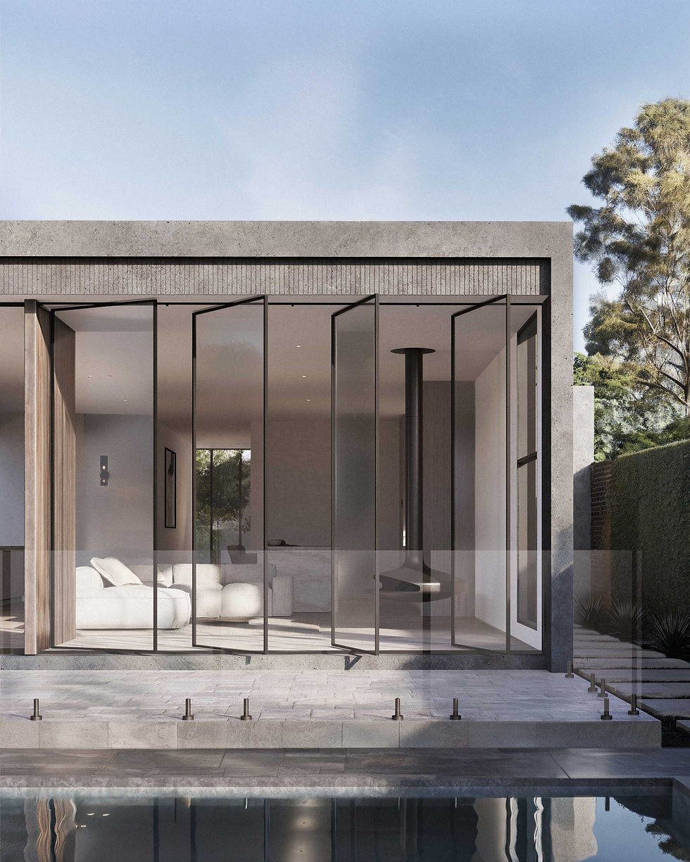 Elegant Clean Design in Glen Iris designed by Nulab Architecture – Luxury Pool, Open Spaces, Bifold Doors