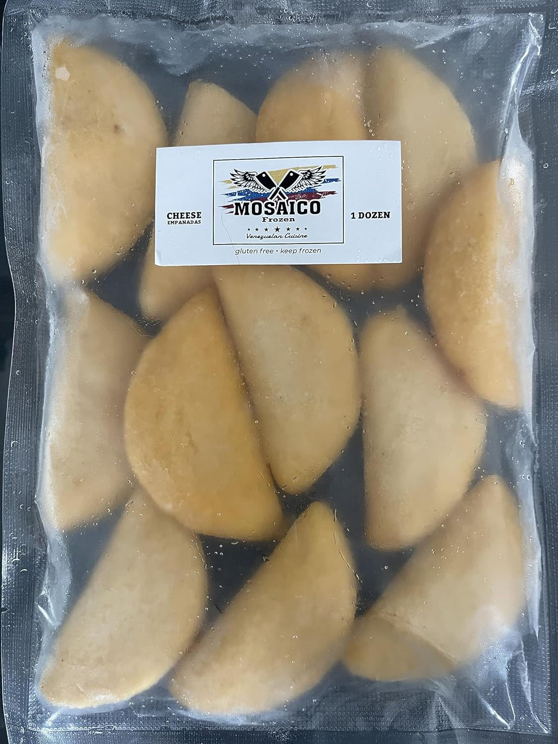 Mini-empanadas gluten free, chicken, beef, fish, beans or cheese corn patties