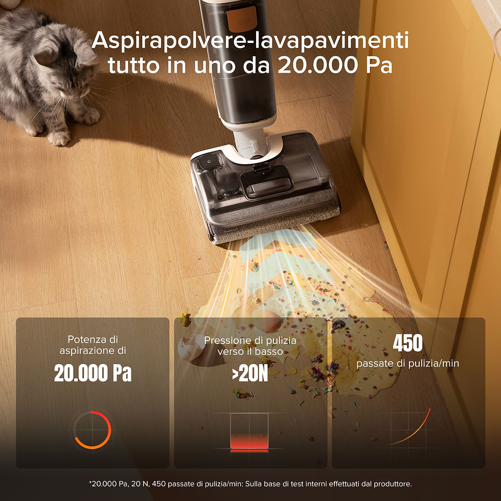 Miniatura: roborock F25 wet-and-dry vacuum cleaner, 20,000 Pa, electric edge cleaning, 90 �