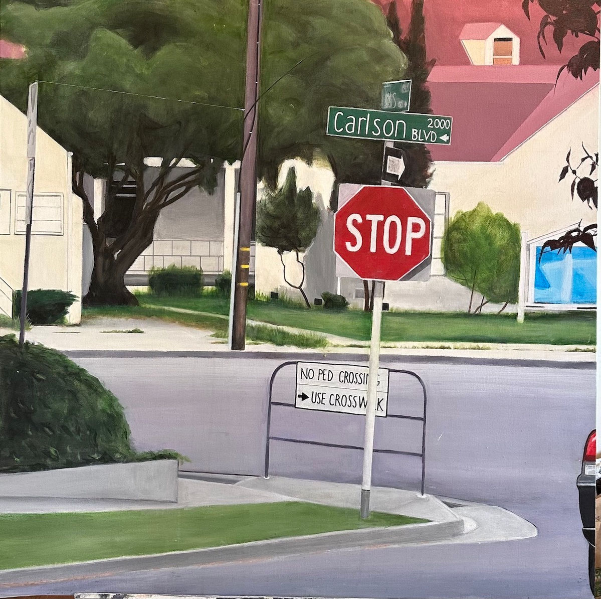 Carlson and Plumas paintng