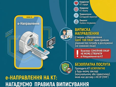 е-Направлення на КТ: як отримати безоплатну послугу