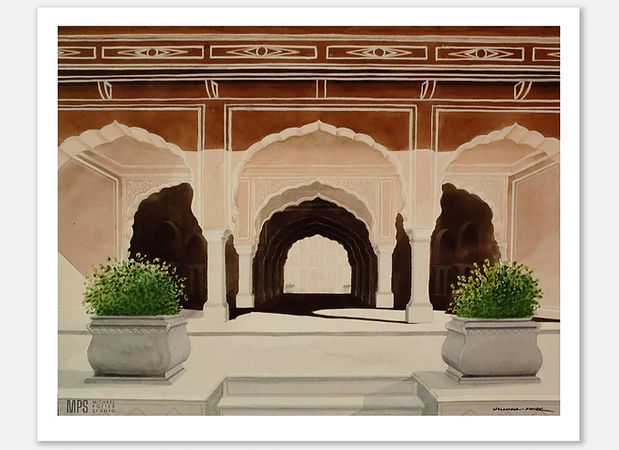 painting of the archway