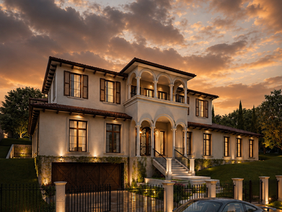 The Hidden Valley Mansion is bringing a bit of Tuscany to Melbourne. Responding to the client’s brief, wanting a Tuscan inspired villa with a pool and garden to accompany the Italian feel, this house is as homely as it is stately.