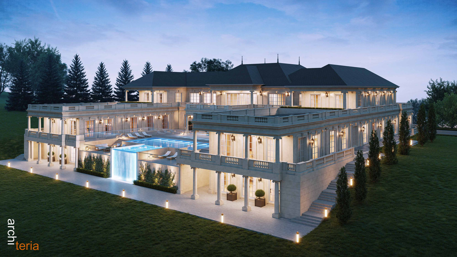 Toorak Classical Mega Mansion Farm House French Luxury Design