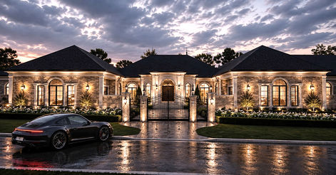 The Plenty Manor is a meticulously designed, robust and timeless home sitting on an acre, nestled amongst other high-end homes. The design of this 1500sqm classic beauty reflects bygone eras while integrating modern day amenities, seamlessly and efficiently. It is a timeless and serene design, with arched windows and archways, and with its combination of earthy brick and soft render, this house has a presence and an identity reminiscent of a time and a place that evokes memories.
