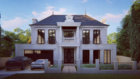The French Provincial House in Melbourne