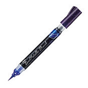 Pentel Dual Metallic Brush - Violet and Metallic Blue