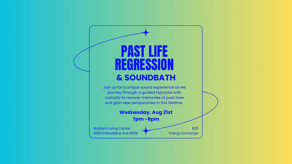 Past Life Regression: Meditation and Soundbath