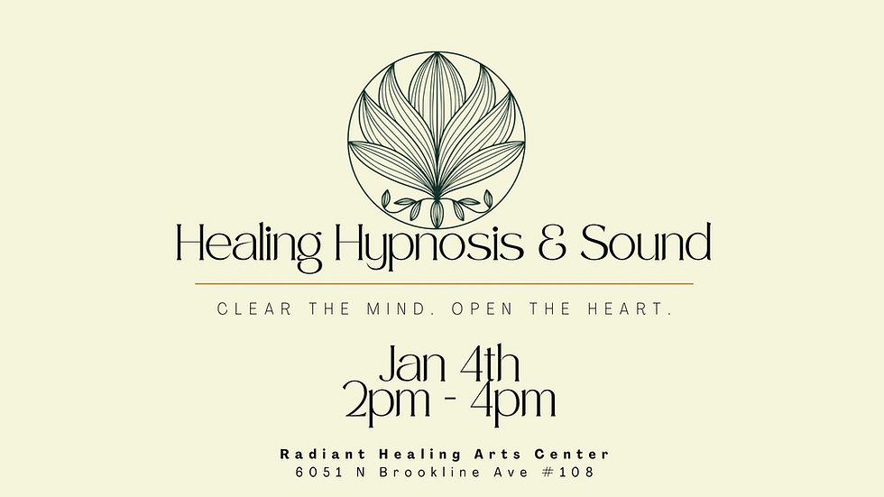 ✨Spirituality & Hypnosis + Sound Healing Workshop