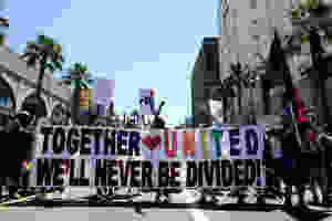Pride and Black Lives Matter Protesters: Getty Images