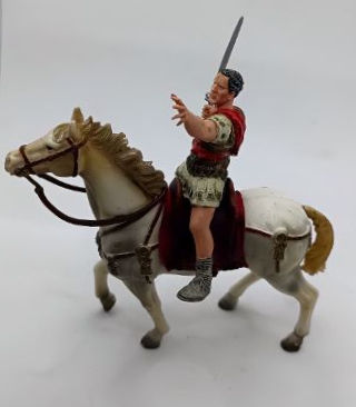 Miniatura: Papo Toys Mounted Julius Ceasar (1:20 Scale)
