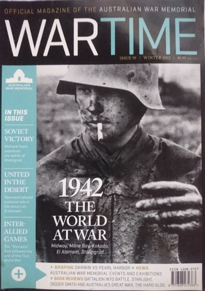 Australian War Memorial 'Wartime' Magazine #59 (2012)