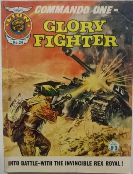 Lion Picture Library #24 'Commando One in Glory Hunter' (1964)