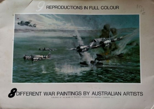 8 Different War Painting Reproduction Prints By Australian Artists ...