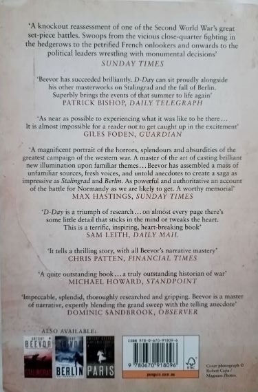Thumbnail: D-Day: The Battle For Normandy (2009, 2010) By Antony Beevor