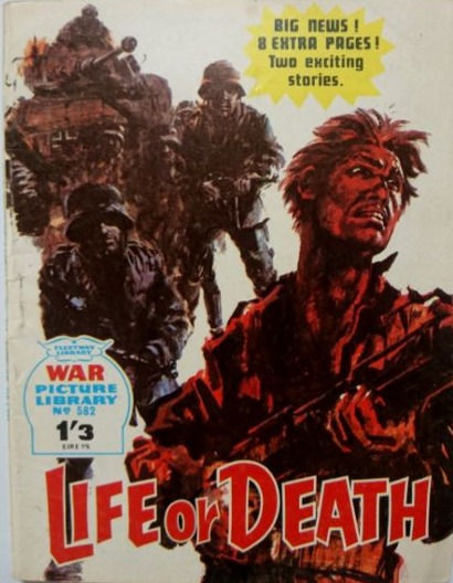War Picture Library #582 'Life or Death' (1970)