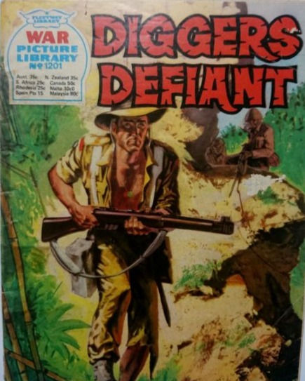 War Picture Library #1201: 'Diggers Defiant' (1976)