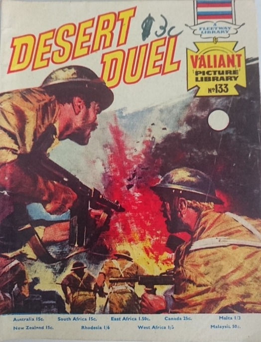 サムネイル： Valiant Picture Library Comic #133 'Desert Duel' (1968)