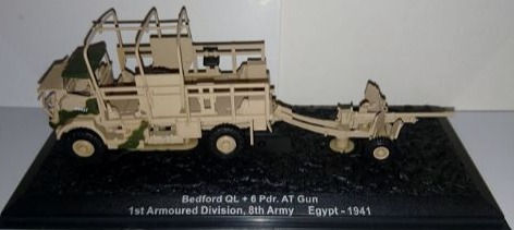 Bedford QL + 6 Pdr. AT Gun. 1st Arm. Div. 8th Army 1941