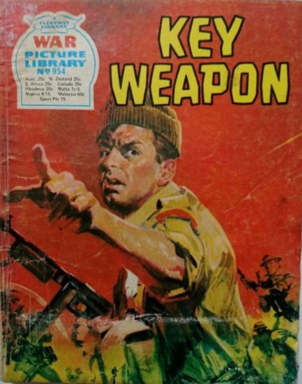 Thumbnail: War Picture Library #954: 'Key Weapon' (1974)