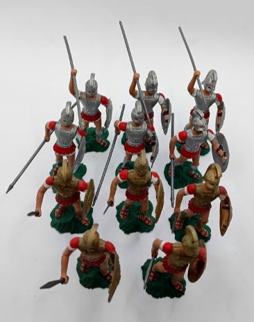 縮圖：Aohna Ancient Greek Spartan Toy Soldiers (1:35 cm Scale)