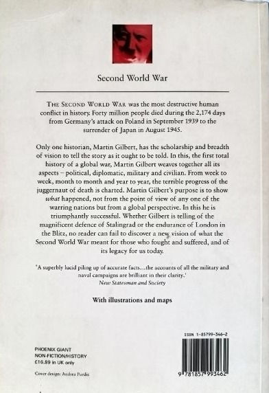 サムネイル： Second World War (1989, 1995, 1997) By Martin Gilbert