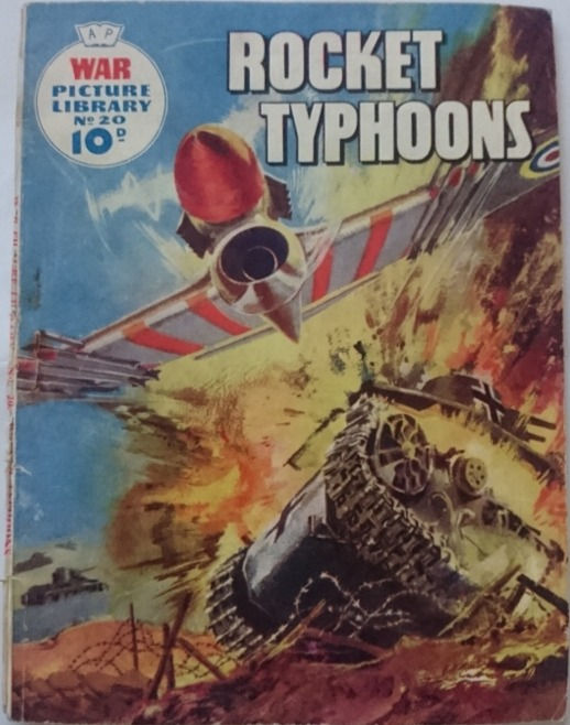 Pikkukuva: War Picture Library #20 'Rocket Typhoons' (1959)