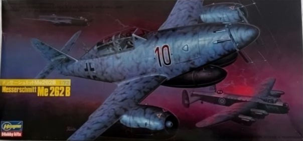 Hasegawa Models: Messerschmitt Me 262 B (1:72 Scale)