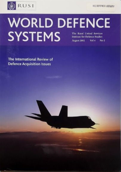 RUSI World Defence Systems: The International Review of Defence Vol. 4 #2 (2002)