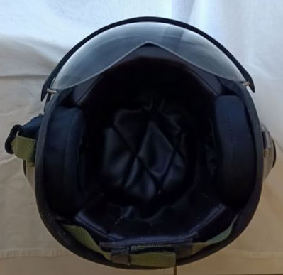 Миниатюра: Replica Fighter Air Force Gold Star Black Helmet