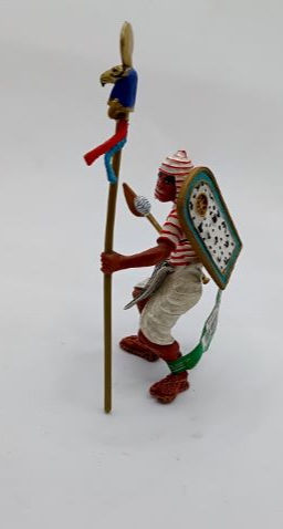 縮圖：Safari Ltd Egyptian Foot Soldier Standard Bearer (1:20 Scale)