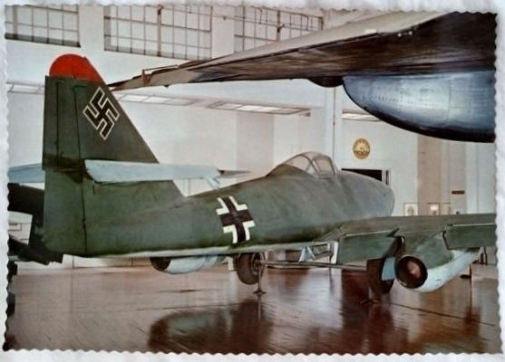 German Messerschmitt Me-262 Jet Fighter Postcard By The Australian War Memorial