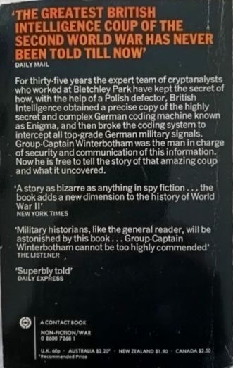 Thumbnail: The Ultra Secret (1975, 1976) By F.W. Winterbotham