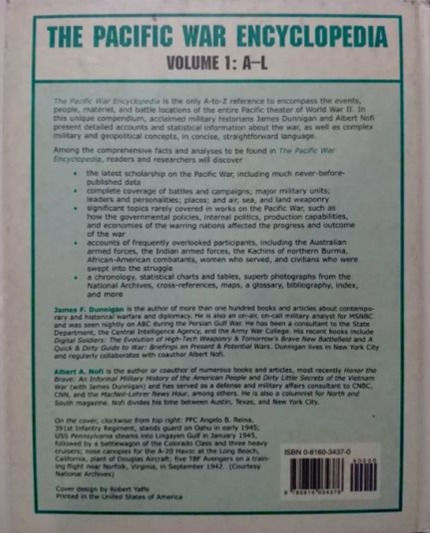 Miniature : The Pacific War Encyclopedia Vol. 1 & 2 (2000) By J. Dunnigan & A. Nofi
