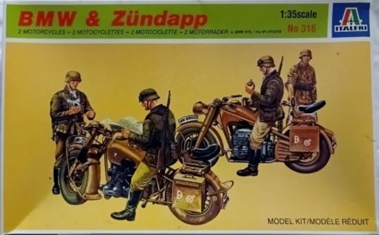 Italeri Models BMW & Zundapp Motorbike (1:35 Scale)