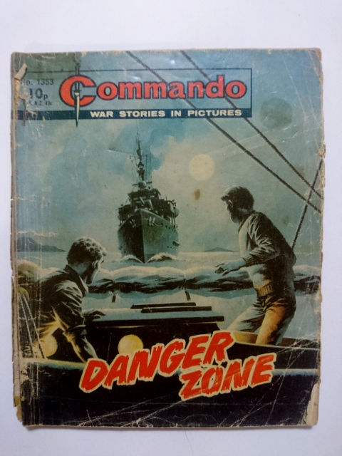 Miniatyrbild: Commando Comic #1353: 'Danger Zone' (1979)